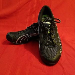 Puma running Black/Green